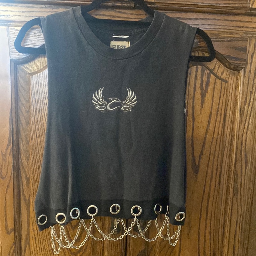 EUC! ⭐️ Worn once! LF Furst of a Kind reworked vintage sleeveless top!